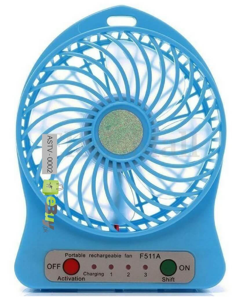 Mini Rechargeable Fan with Adjustable Speed Contro